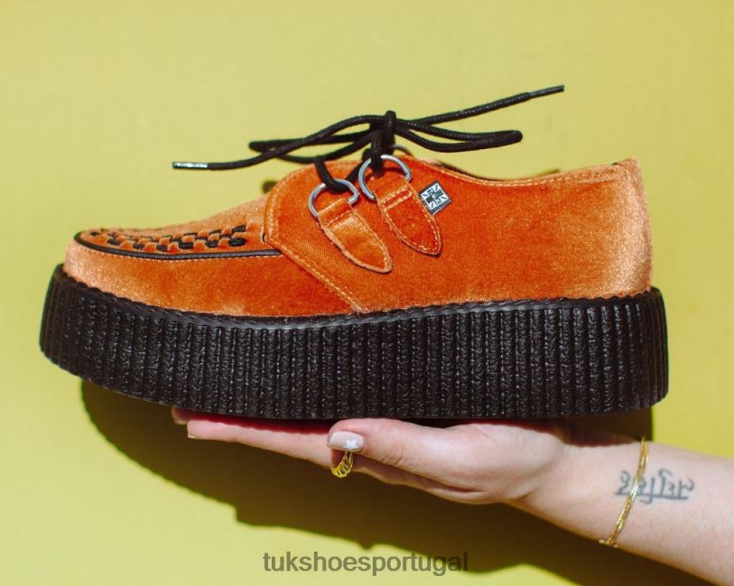 laranja calçados J6V0X316 trepadeira de veludo viva mondo homens T.U.K. Footwear
