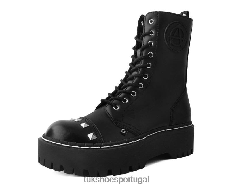preto calçados J6V0X231 Bota de dinossauro anárquica com 10 olhos mulheres T.U.K. Footwear