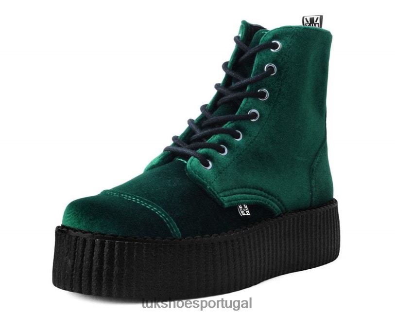 verde calçados J6V0X212 bota viva mondo de veludo 7 olhos mulheres T.U.K. Footwear