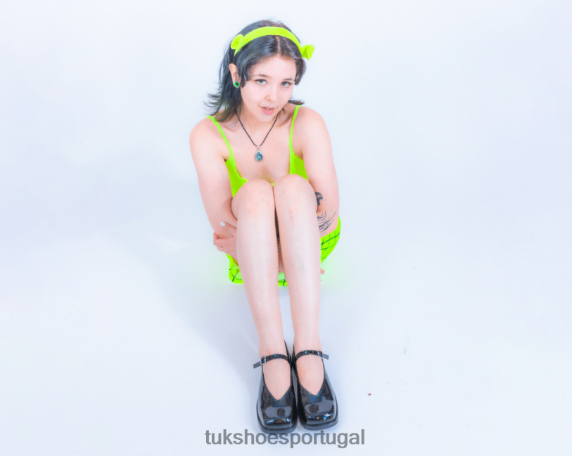 preto calçados J6V0X146 prisma bico quadrado mary jane mulheres T.U.K. Footwear