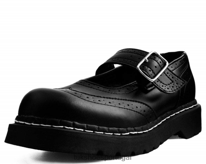 preto calçados J6V0X178 sotaque mary jane mulheres T.U.K. Footwear