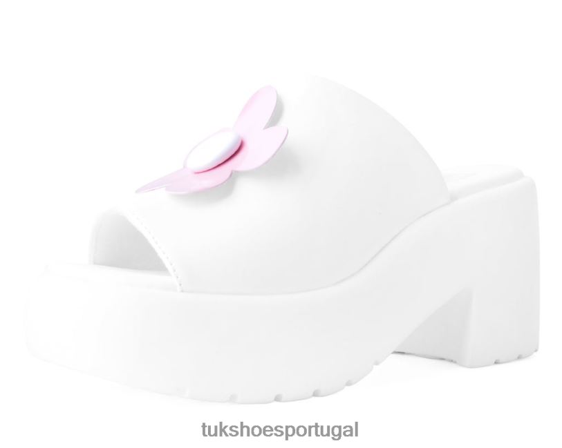 branco/rosa calçados J6V0X281 mula bolha margarida mulheres T.U.K. Footwear