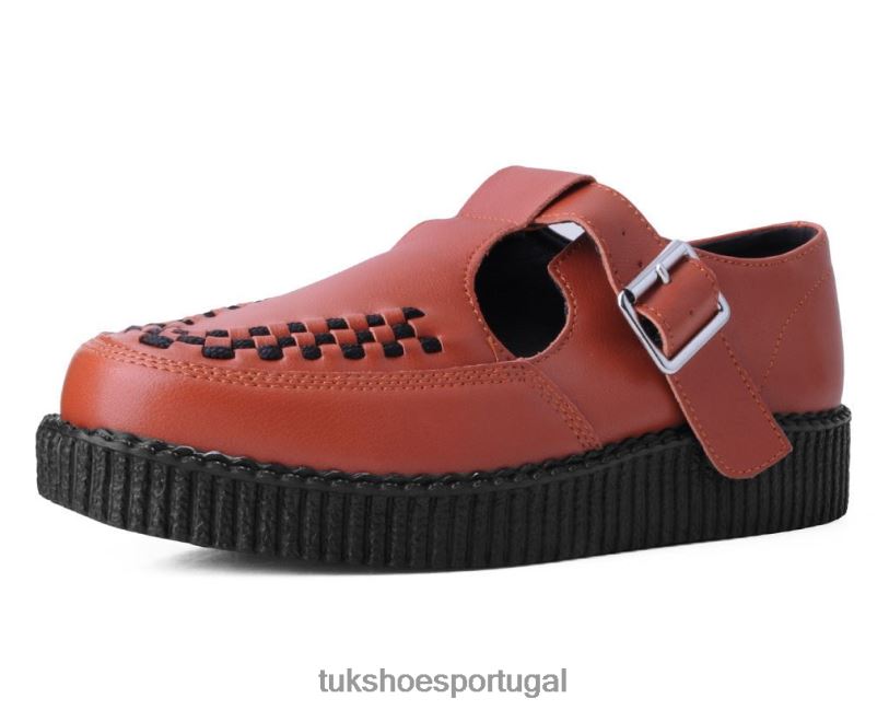 laranja calçados J6V0X111 sandália viva baixa mulheres T.U.K. Footwear