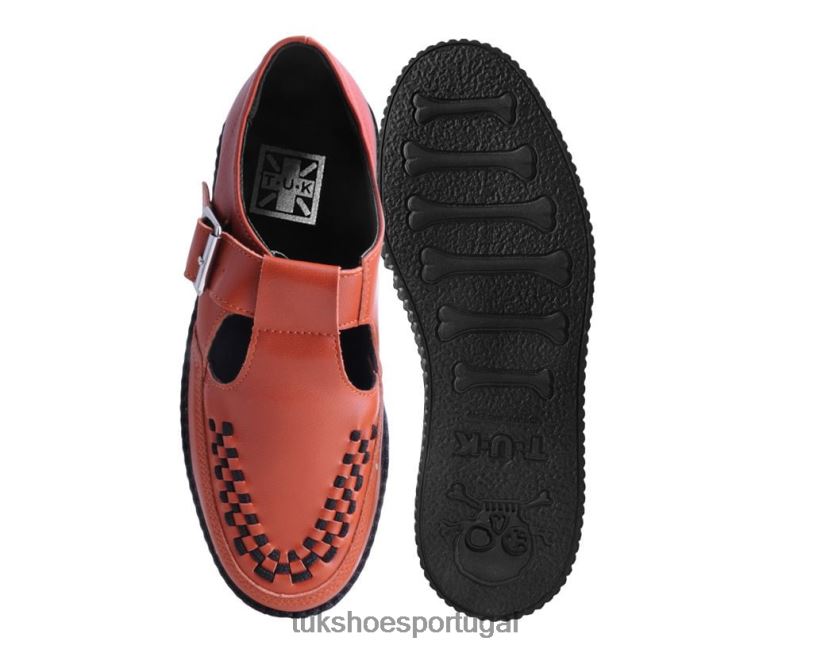 laranja calçados J6V0X111 sandália viva baixa mulheres T.U.K. Footwear
