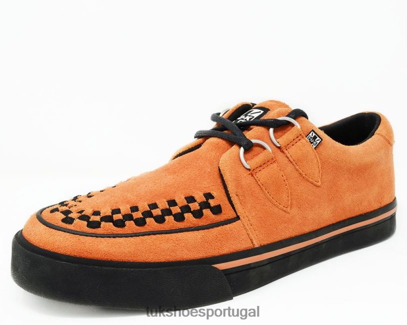 laranja queimado calçados J6V0X260 tênis vlk camurça com 2 anéis mulheres T.U.K. Footwear