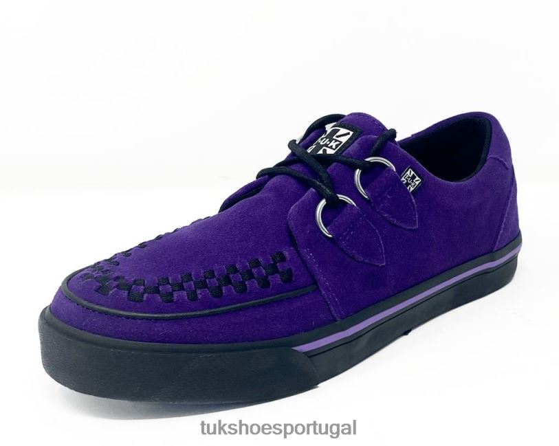 roxo calçados J6V0X246 tênis de camurça mulheres T.U.K. Footwear