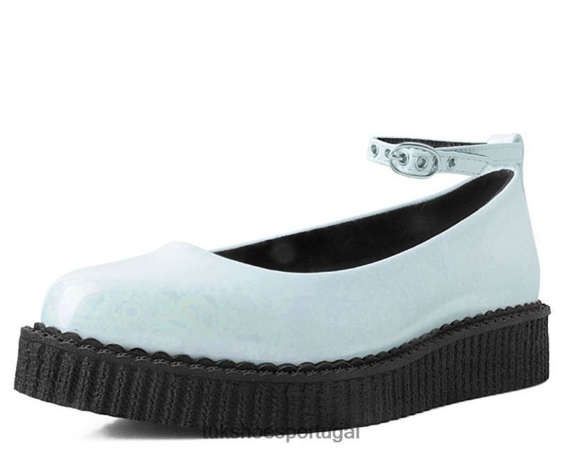 branco calçados J6V0X154 trepadeira lisa de balé pontiaguda mulheres T.U.K. Footwear