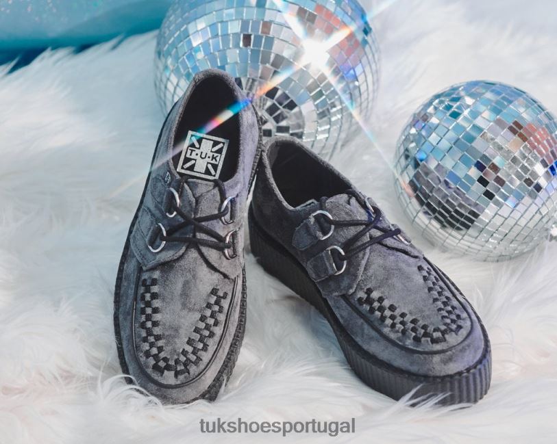 cinza calçados J6V0X46 camurça sintética entrelaçada mondo trepadeira mulheres T.U.K. Footwear
