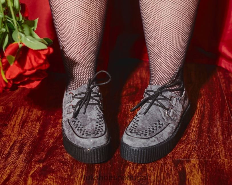 cinza calçados J6V0X46 camurça sintética entrelaçada mondo trepadeira mulheres T.U.K. Footwear